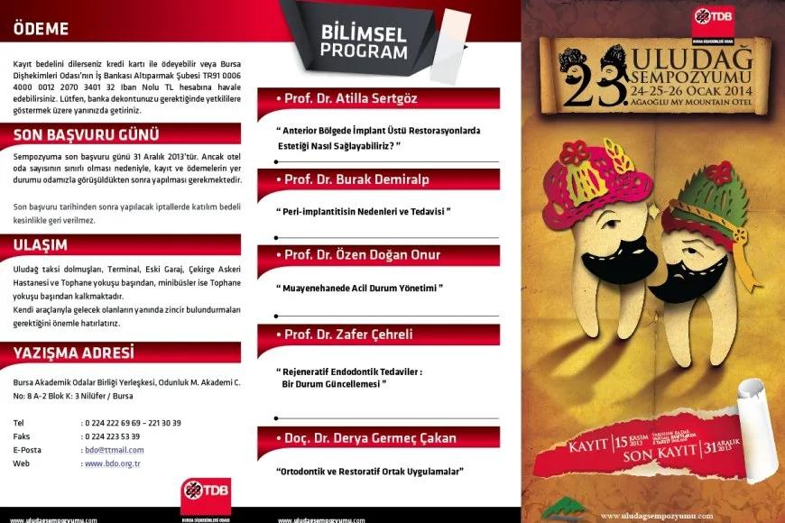 23. Bursa Uludağ Sempozyumu