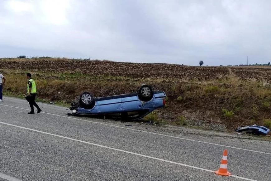 Samsun'da otomobil takla attı: 3 yaralı
