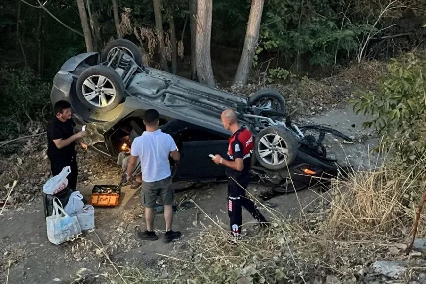 Çanakkale'de ciple otomobil çarpıştı: 5 yaralı