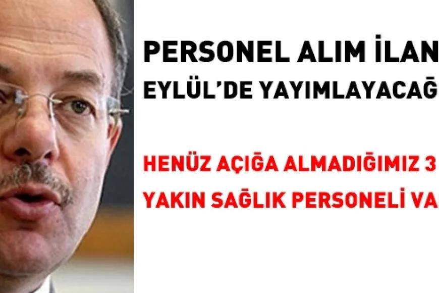 Yıl sonuna kadar 15 bin Sağlık personeli alınacak