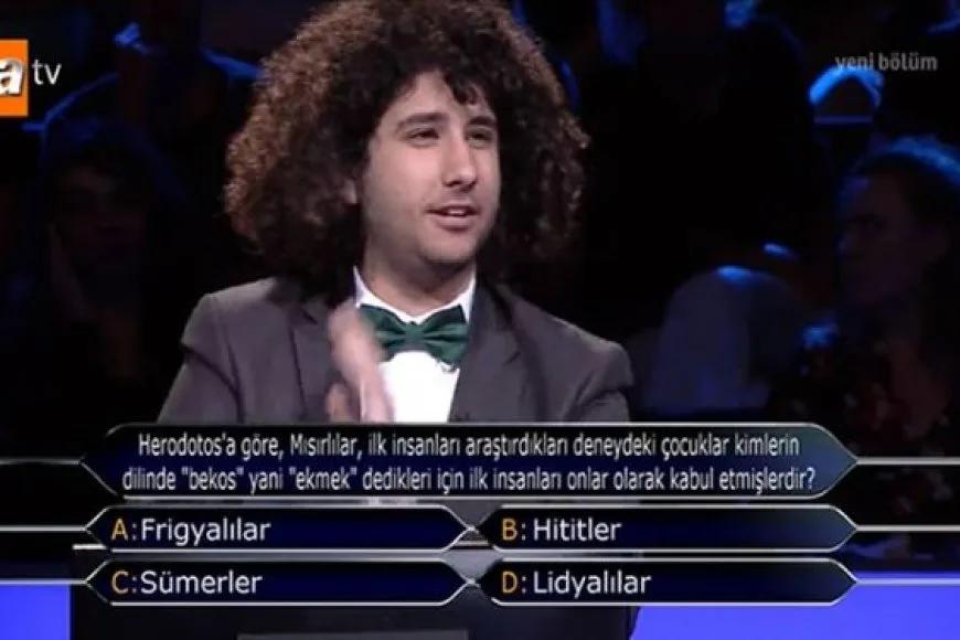 Tıp Fakültesi Öğrencisi Kim Milyoner Olmak İster'de 1 Milyonluk Soruyu Açtırdı