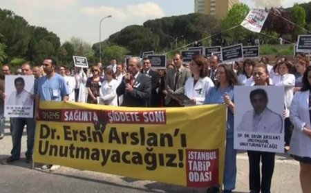 Meslektaşları Dr. Ersin Arslan'ı Unutmadı!