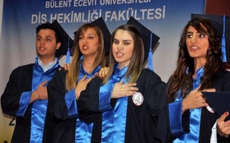 BEÜ Diş Hekimliği Fakültesi İlk Mezunlarını Verdi