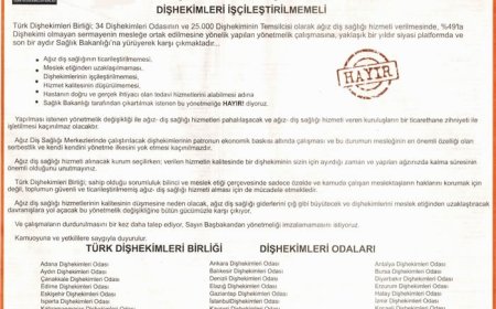 TDB, Başbakan'a Seslendi