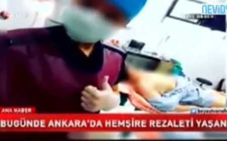 Bir Skandal Hemşire Paylaşım Haberi Daha!