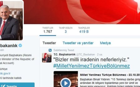 Başbakanlıktan '15 Temmuz' tweeti