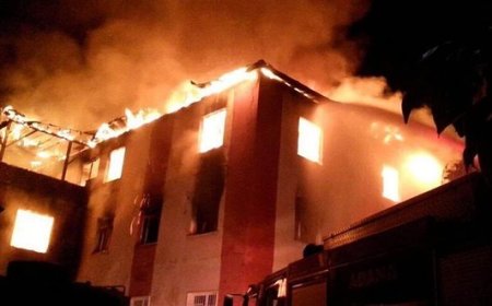 Adana'da Öğrenci Yurdunda Facia