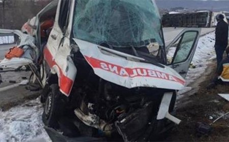 Çorum'da Ambulans Kaza Yaptı: 1 Ölü, 3 Yaralı