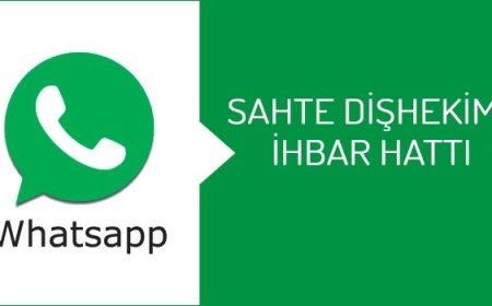 Sahte Dişhekimi İhbar Hattı Devrede