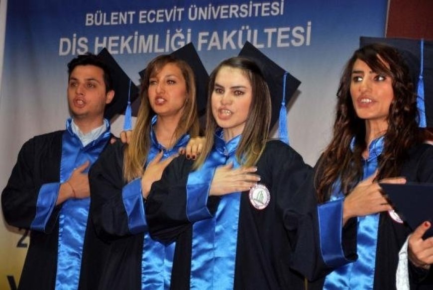 BEÜ Diş Hekimliği Fakültesi İlk Mezunlarını Verdi