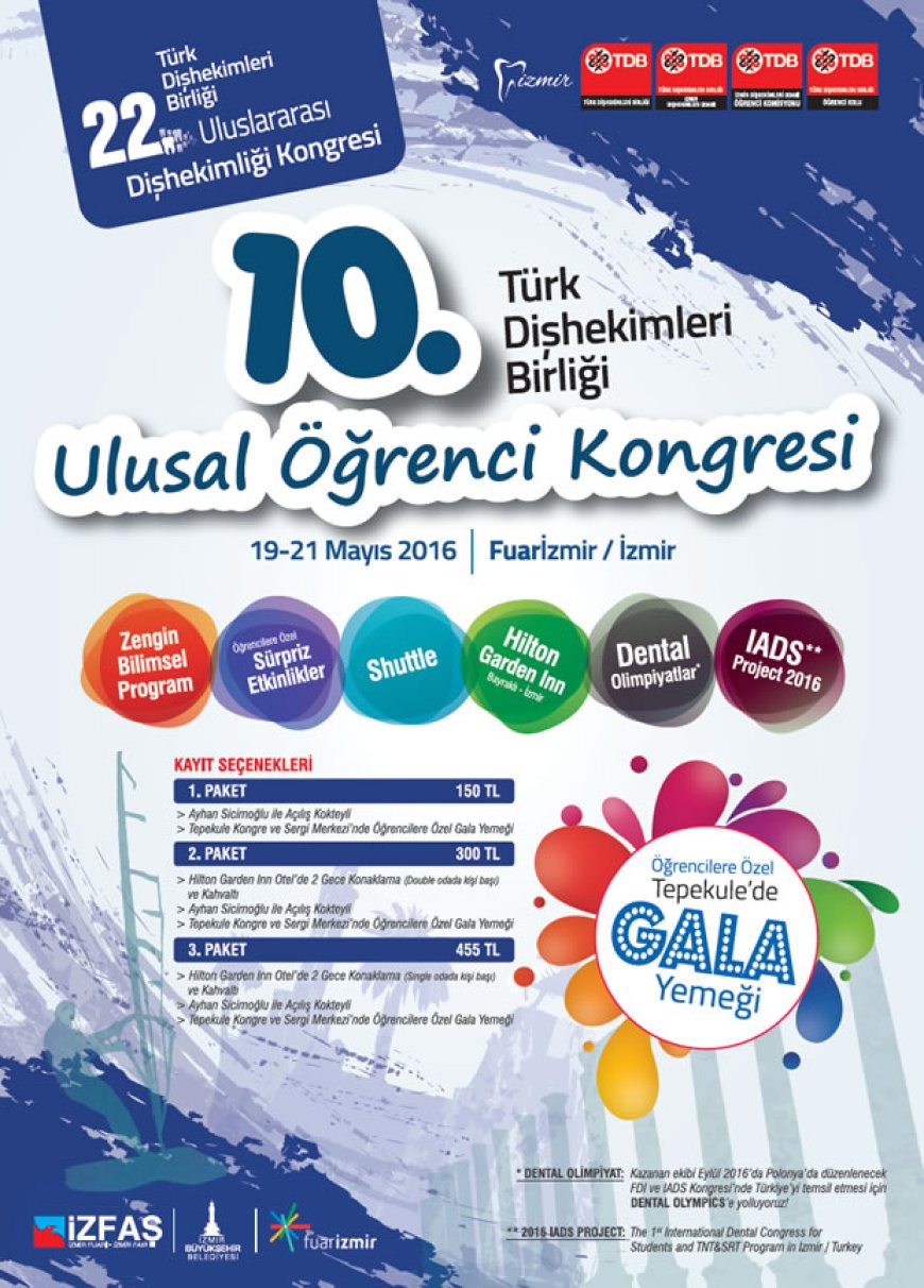 Dental Olimpiyatlar Ve 10.TDB Ulusal Öğrenci Kongresi